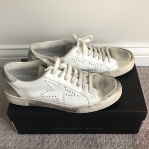 Steven by Steve Madden Rezza sneaker white with box
